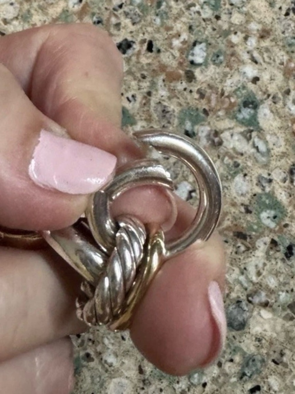 David Yurman Bold Mercer SS & 18kt gold - Picture 5 of 13